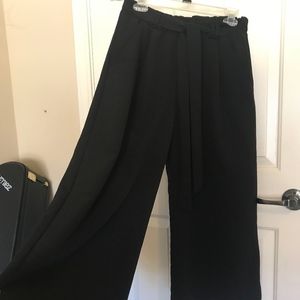 Boohoo Black Culottes